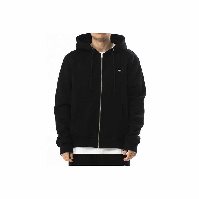 Худі NOAH Classic Lightweight Zip-Up Hoodie Black