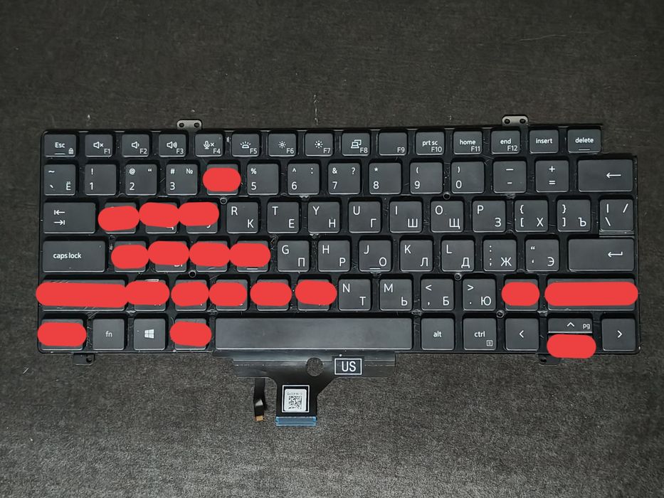 [Поштучно] Кнопки для клавіатури ноутбука Dell Latitude
