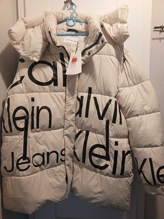 Kurtka zimowa Calvin klein roz XL oversize
