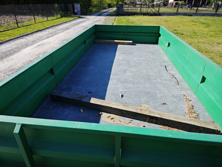 Przyczepa rolnicza tandem 3,5t 2x4,5 m do c330 lub innych