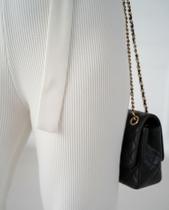 Prążkowane dziennie na wykombinezon maxi z paskiem wiskoza