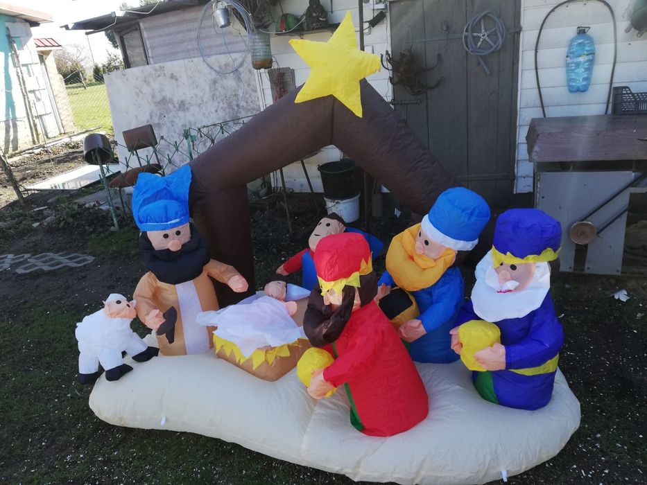 Szopka Bozonarodzeniowa pompowana