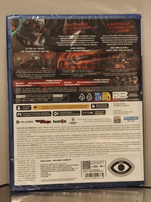 PS5 Jogo Killing Floor 3 Day One Edition Novo, Selado