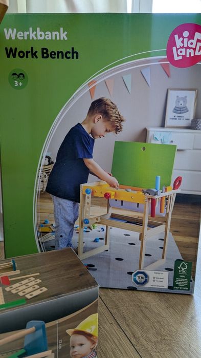 Drewniany warsztat dla dzieci