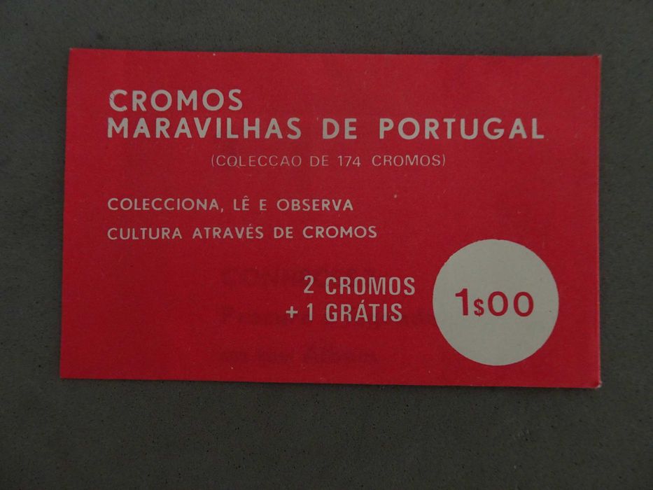Carteira de cromos fechada Maravilhas de Portugal