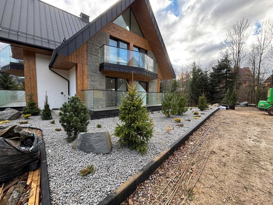 Kościelisko nowa inwestycja 45,93m + 61m+ogródek (budynek  odebrany  przez  PINB)