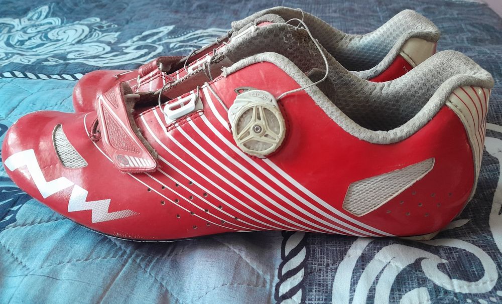 Northwave Torpedo Plus buty szosa red/white 45
