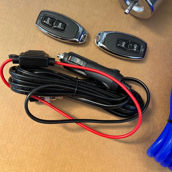 НОВАЯ электрическая вакуумная заслонка на выхлопную 51 63 70 76 мм