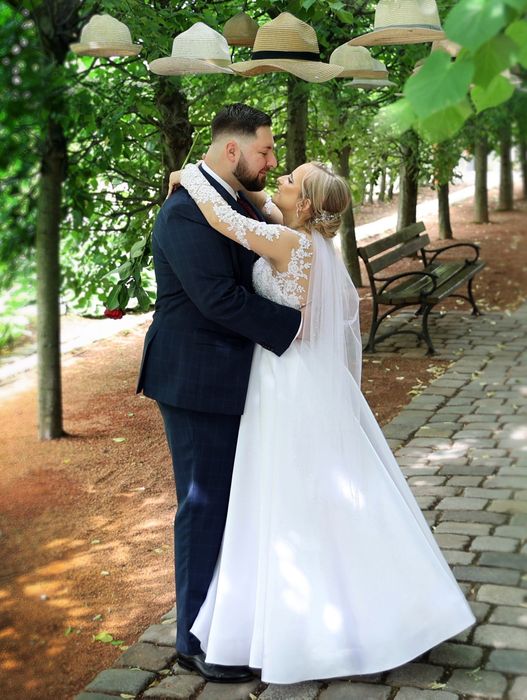 Przepiękna  Suknia Ślubna * Princess * Księżniczka * Zobacz  Foto! * M