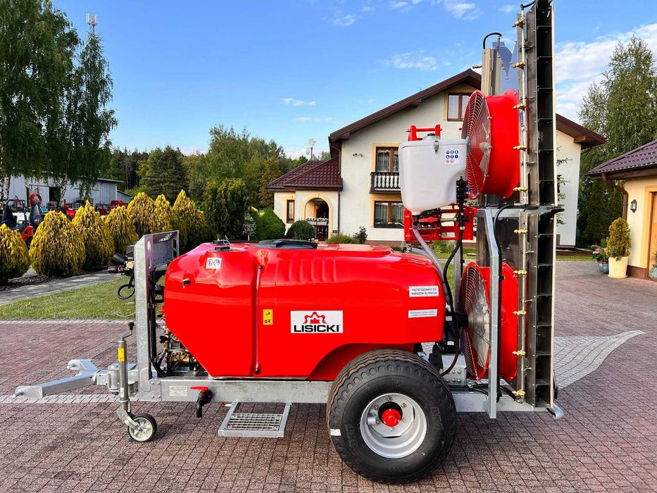 Opryskiwacz Sadowniczy Dwuwentylatorowy 1500L Arag rozwadniacz LISICKI