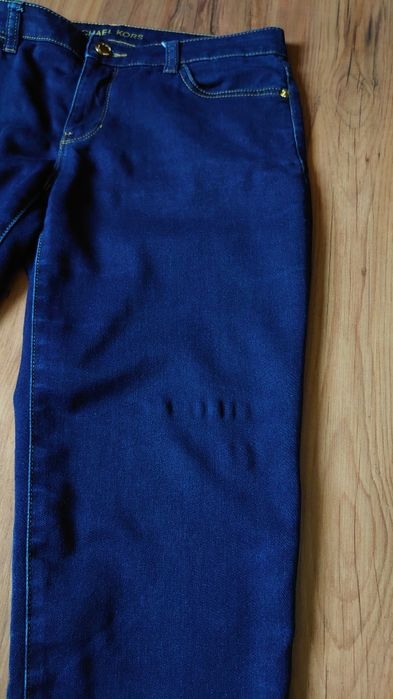 Michael Kors Jegginsy Granatowe 8/28 rozciągliwe