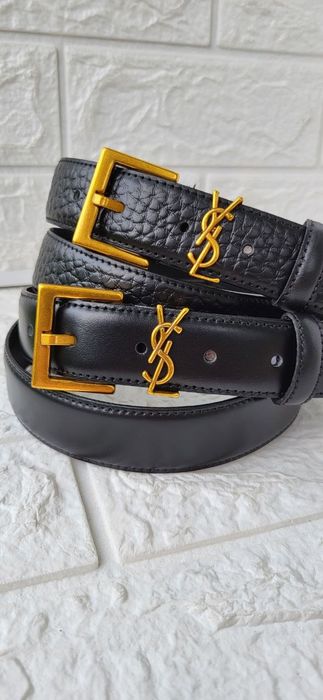 Жіночий шкіряний ремінь YSL пояс пасок Женский кожаный ремень  ивсен л