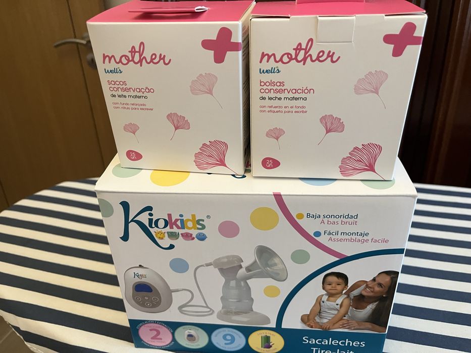 Bomba eletrica de extraçao leite materno OFERTA  sacos conservacão