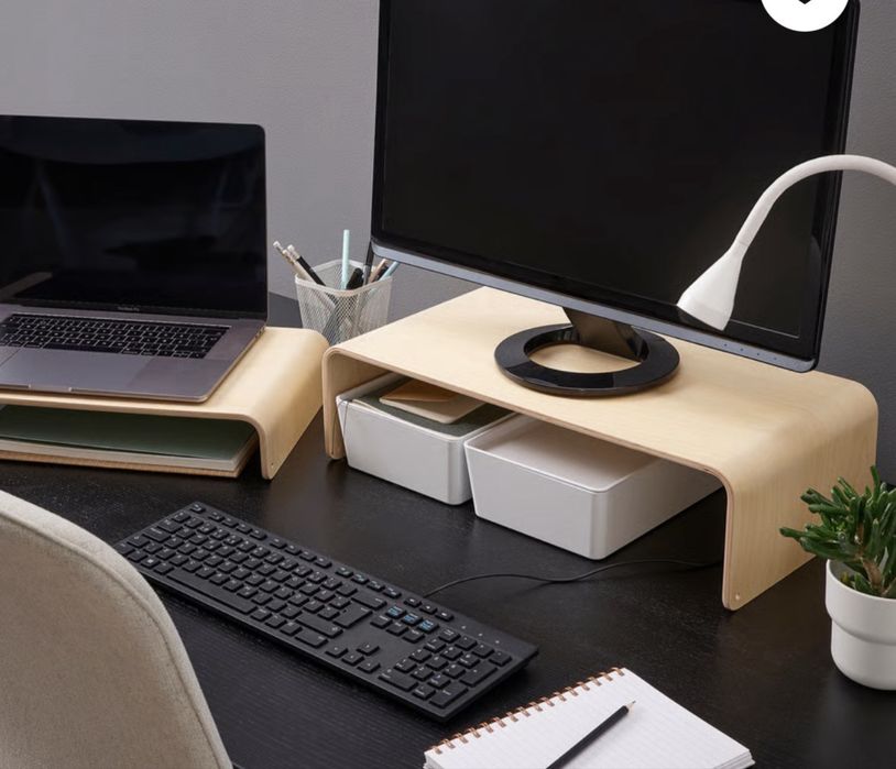 Suporte p/portátil/monitor, bétula Vattenkar IKEA