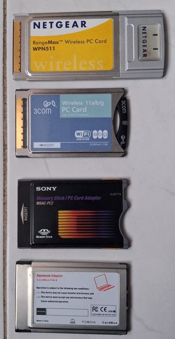 Placas para portáteis mais antigos