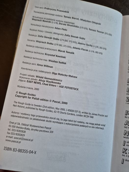 Szwecja przewodnik Pascal