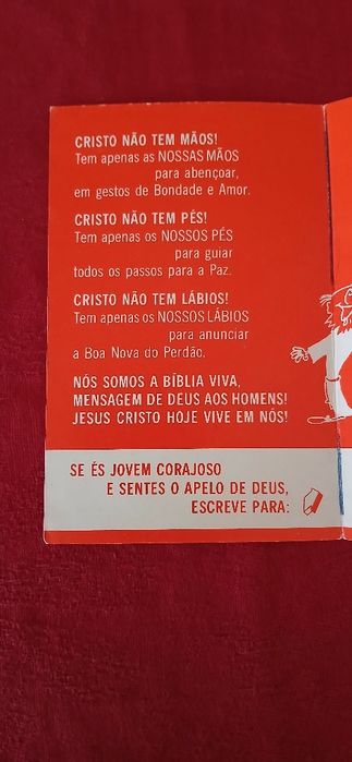 Calendário Capuchinhos de Portugal-1989