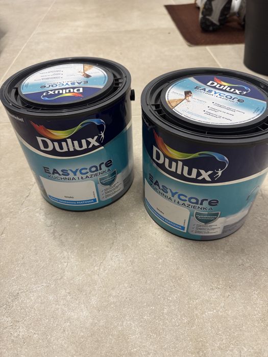 Farba Dulux Easy Care Kuchnia i Lazienka Biała 2 szt 2,5 l