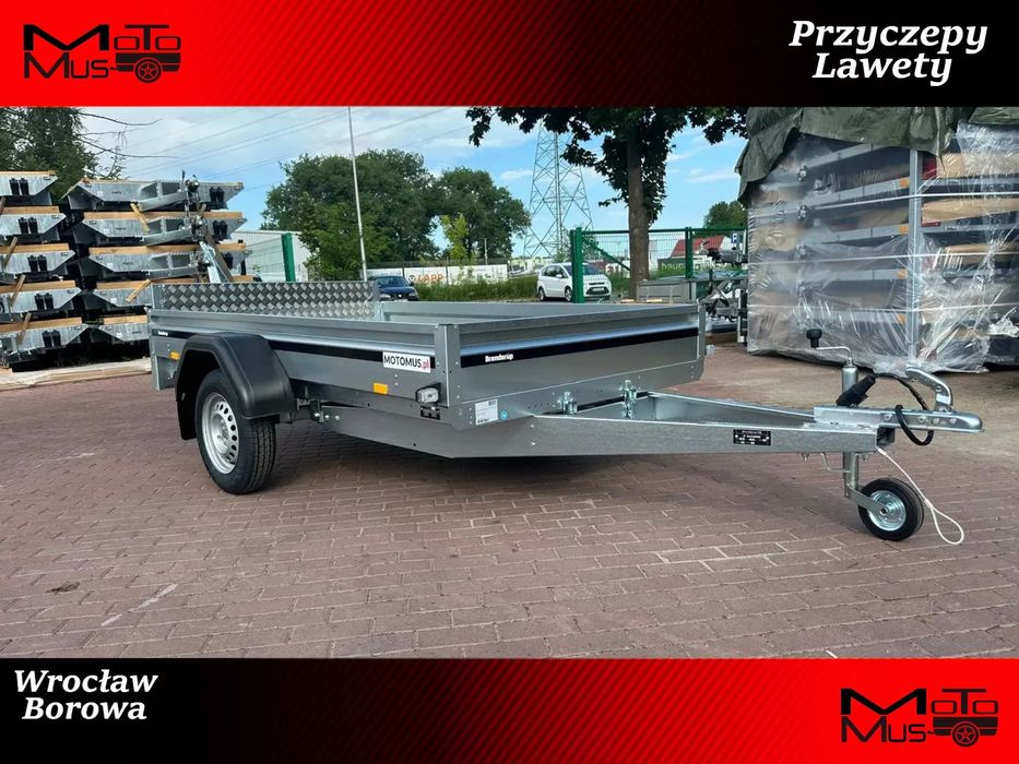 Brenderup Przyczepa Brenderup 2260WSUB DMC 750kg 1 osiowa uchylna quad traktorek atv multitransporter  Nowa przyczepa Brenderup 258x153x26 1 oś quad traktore ATV Wrocław