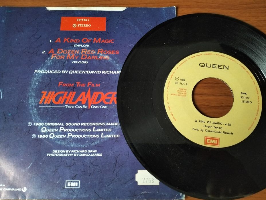 Disco de vinil single Queen