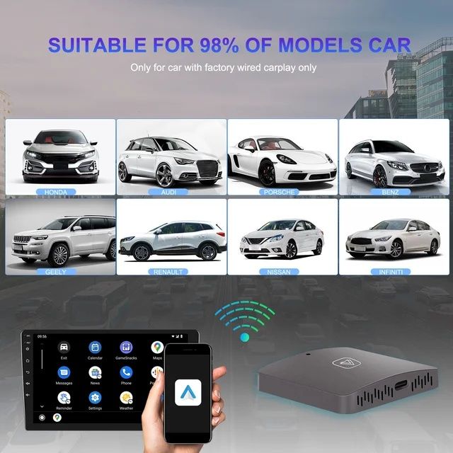 Adaptador sem fios Android Auto NOVO