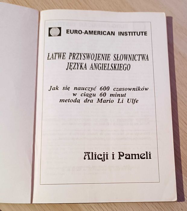 Łatwe przyswajanie słownictwa języka angielskiego