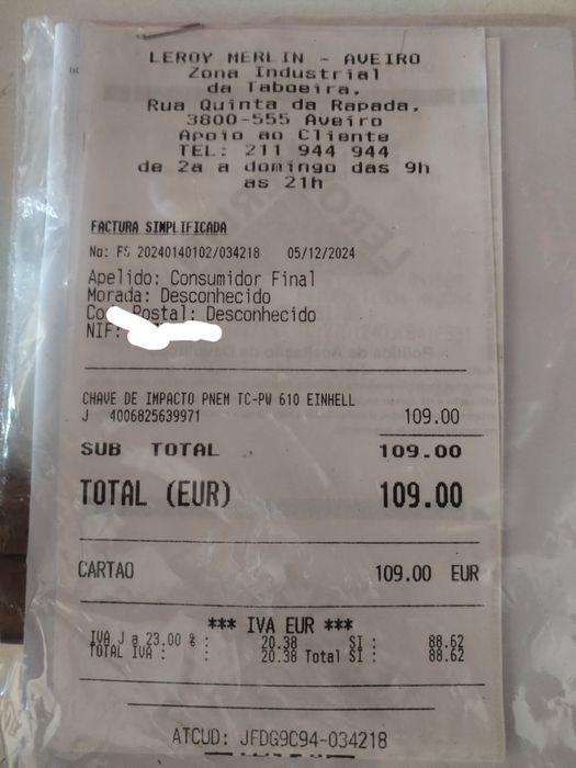 Aparafusadora impacto pneumatica einhell TC-PW 610