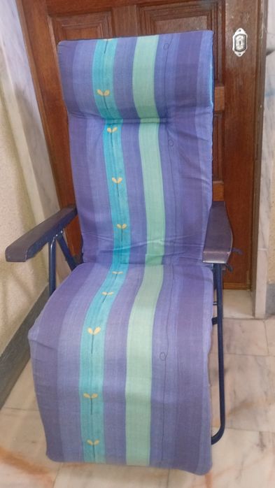 Espreguiçadeira de praia 86x62x114 cm
