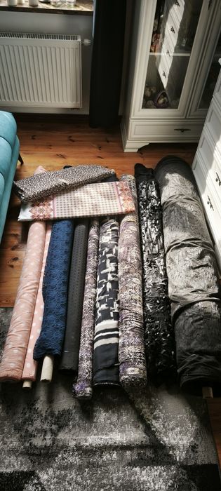 Tkaniny materiały odzieżowe dzianiny krawiectwo