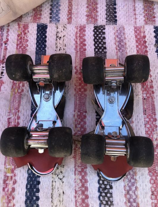 Patins em metal extensiveis Vintage