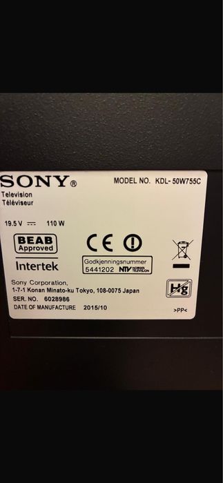 Telewizor SONY 50W755C