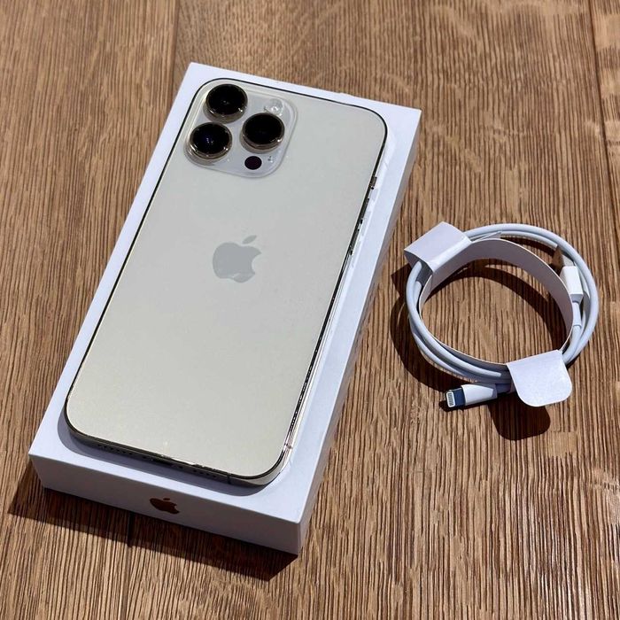  Apple iPhone 14 Pro Max 128GB Gold Złoty Idealny Bat 100% Gwarancja