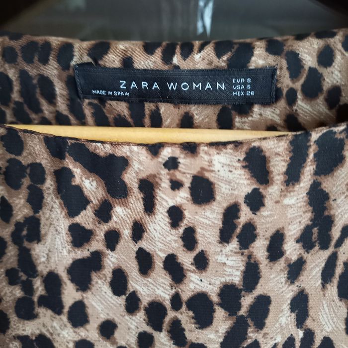 Tunika bluzka damska Zara panterka S