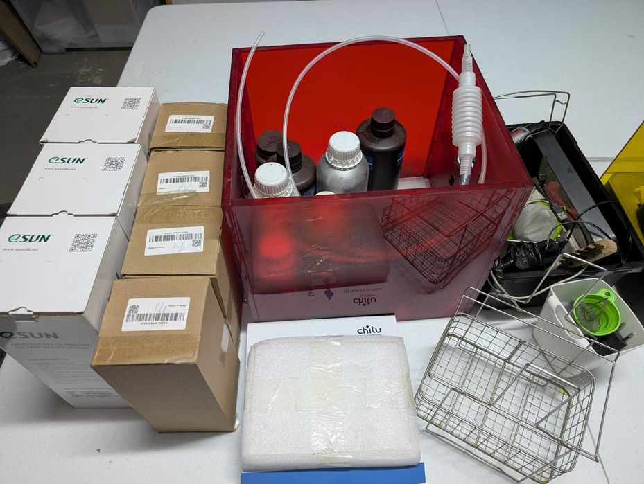 Lote impressão 3D: Bambu Lab X1 Carbon + AMS, Photon Mono X e mais