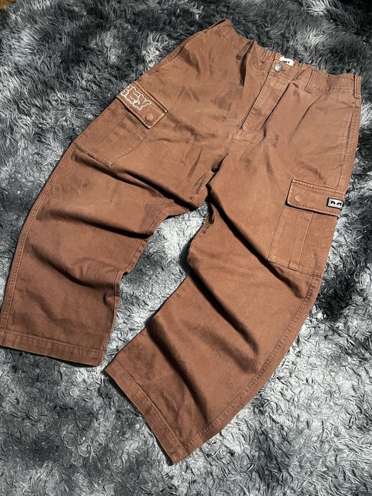 штаны Obey cargo baggy skate