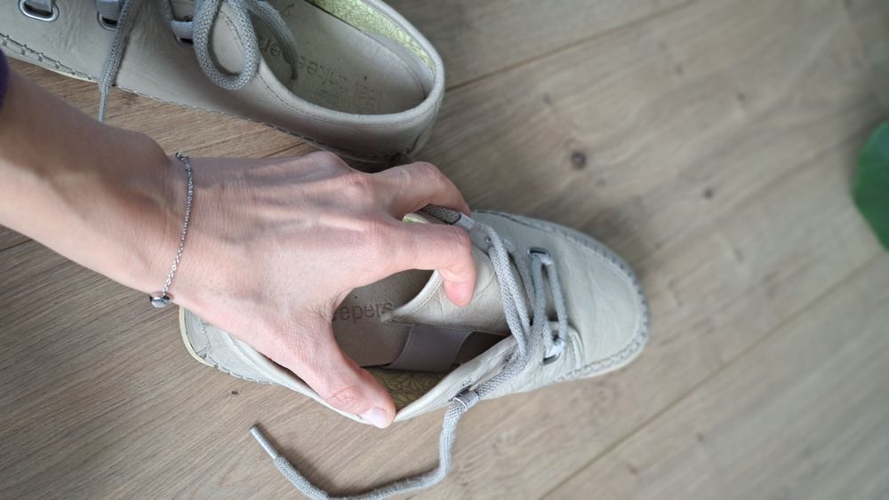 Skórzane buty damskie Timberland