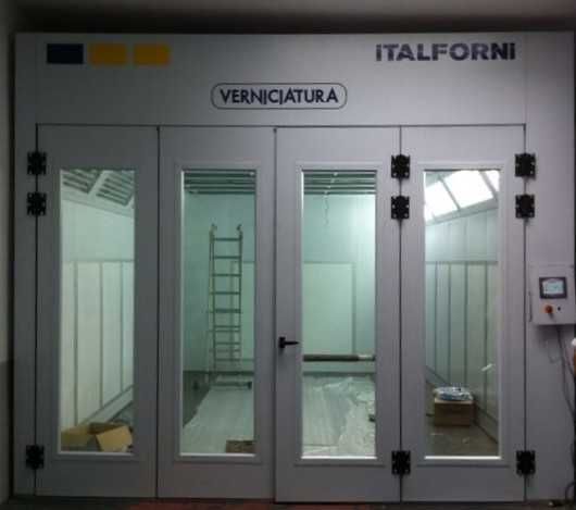 Kabina lakiernicza ITALFORNI - 24 000 m3/h - prosto od producenta z Włoch