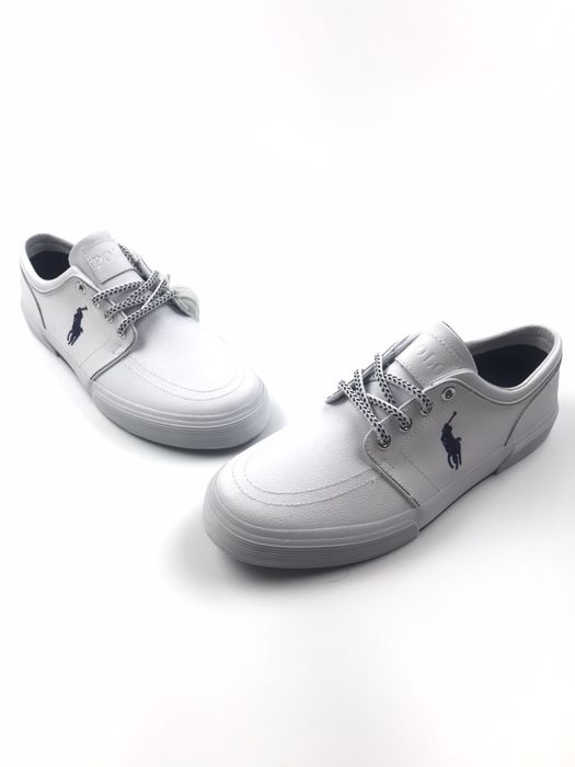 4344 28.5 Ralph Lauren Polo кожаные оригинал кроссовки кеды белые