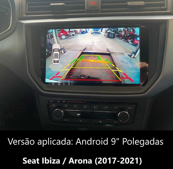 Rádio 2DIN 9" • Seat IBIZA 6F / Arona / Ateca • [4+64GB] Android