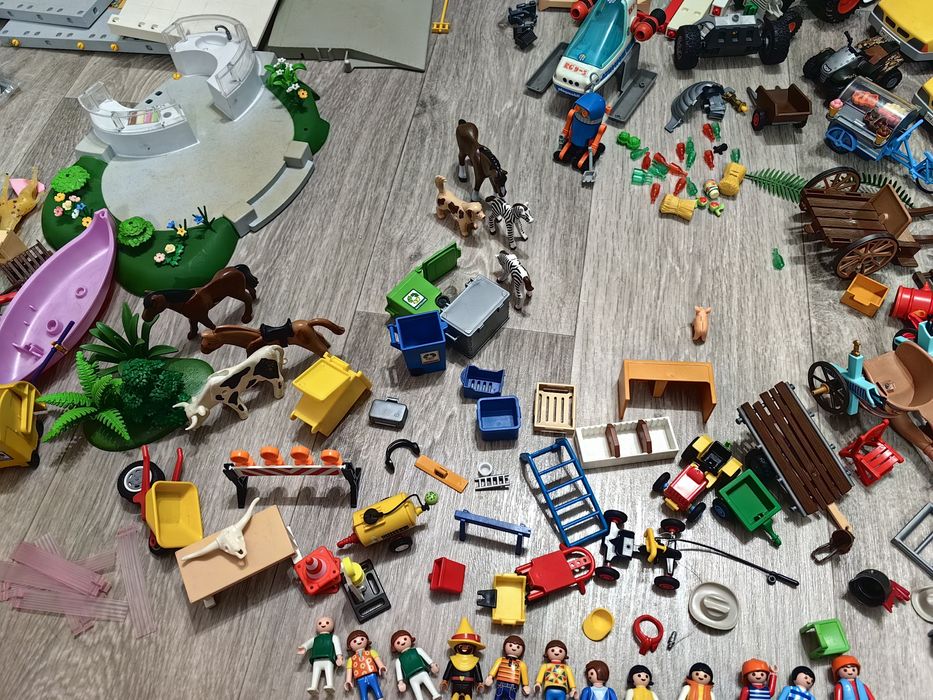 Playmobil Geobra Vintage PRL stare i nowsze polizei western space