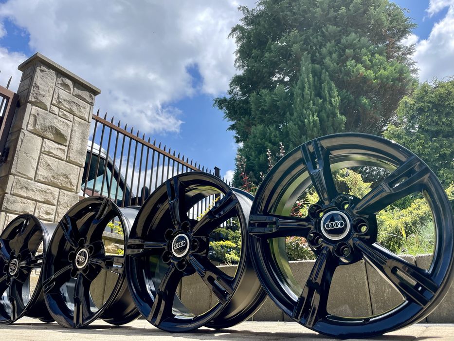 czarne vw 17 5x112 golf V VI seat leon skoda octavia audi a3 8p