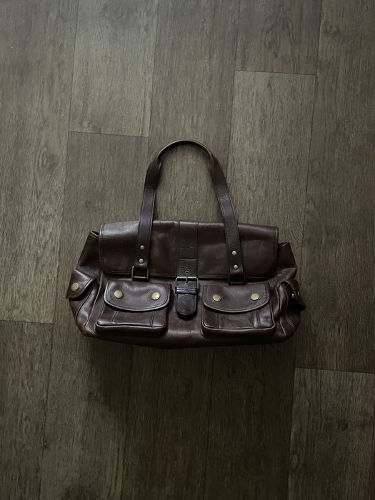 Шкіряна сумка Barbour