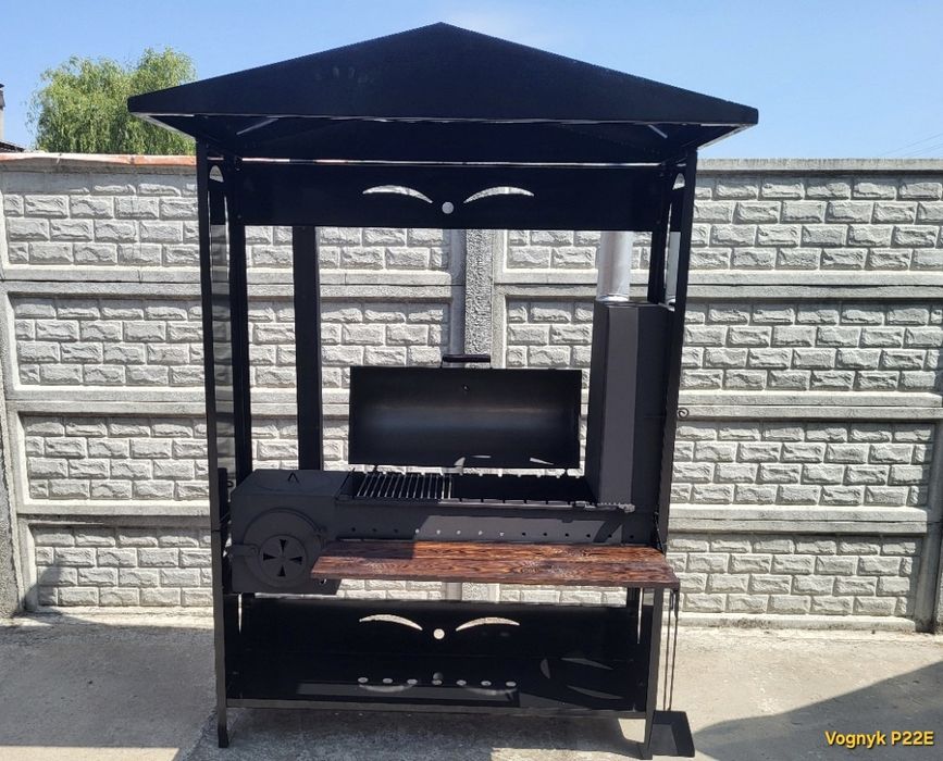 НЕ ПОВЕДЕ! 4мм! Завод! Мангал 4в1 с Крышей, Коптильней, Печь под Казан