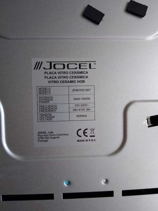 Placa elétrica vitrocerâmica Jocel