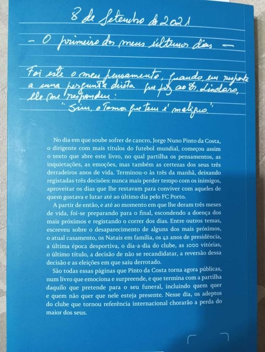 Livro pinto da costa