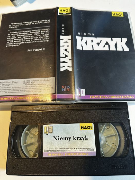niemy krzyk VHS filmoteka chrześcijańska