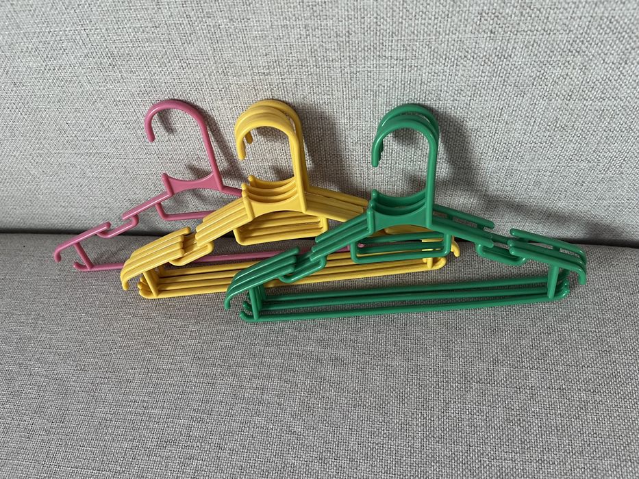 Wieszaki ubraniowe na ubranka dziecięce 8 sztuk