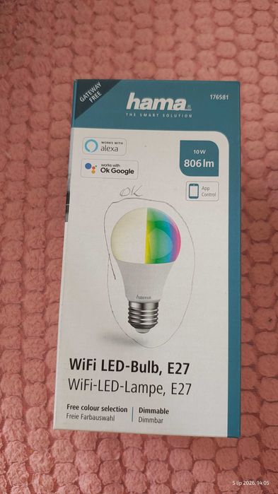 Żarówka Hama  wifi LED