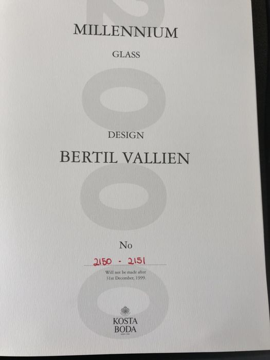 Flutes 31% Lead crystal KBoda - colecção