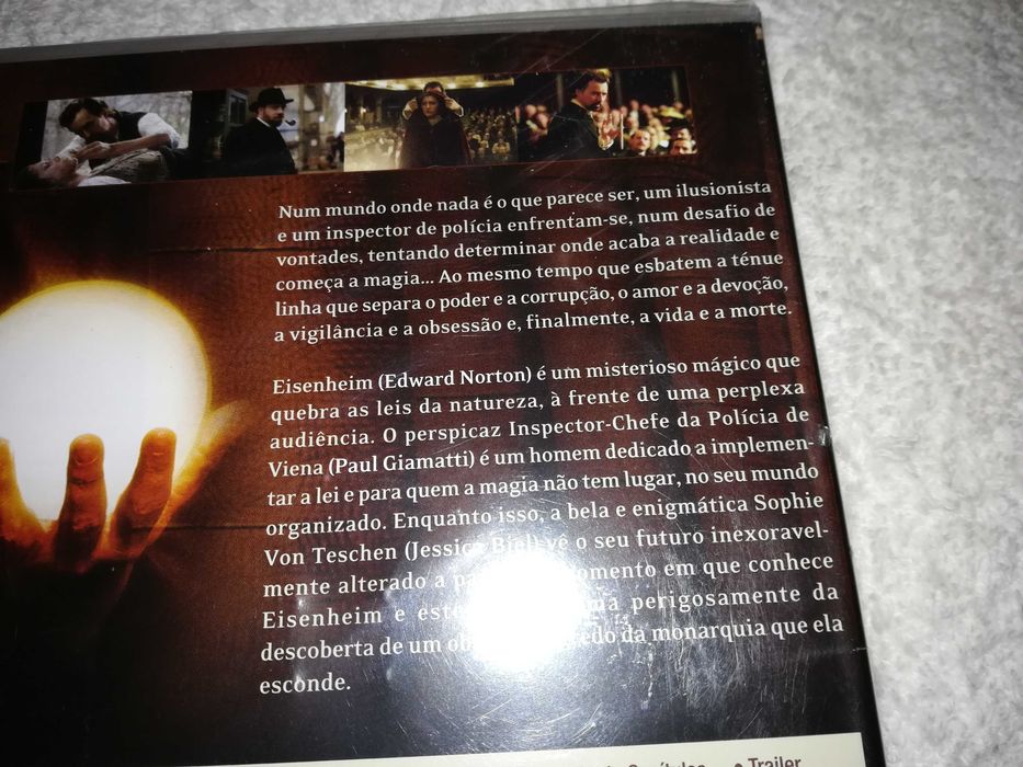 o ilusionista (filme/dvd) com edward norton - novo